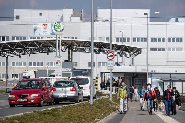 Coronavirus, Skoda-Werke in Tschechien nehmen Arbeit wieder auf