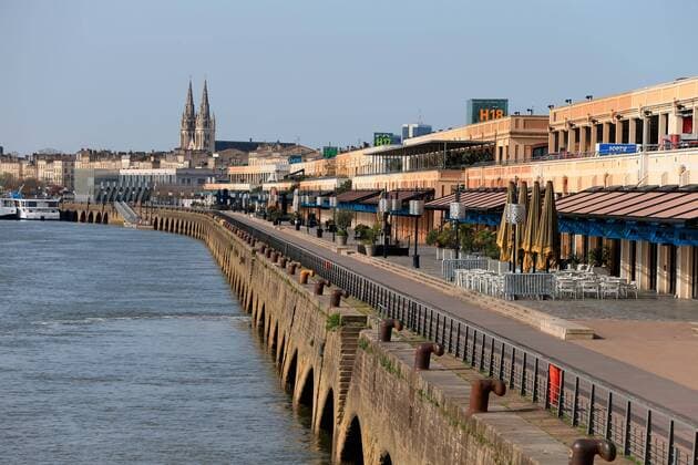 Coronavirus in Frankreich, Aussgangssperre in Bordeaux