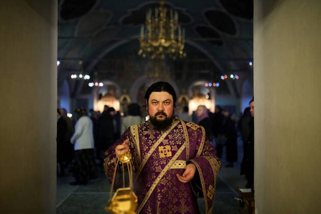 Coronavirus in Russland, Prozession und Abendgottesdienst in Moskau