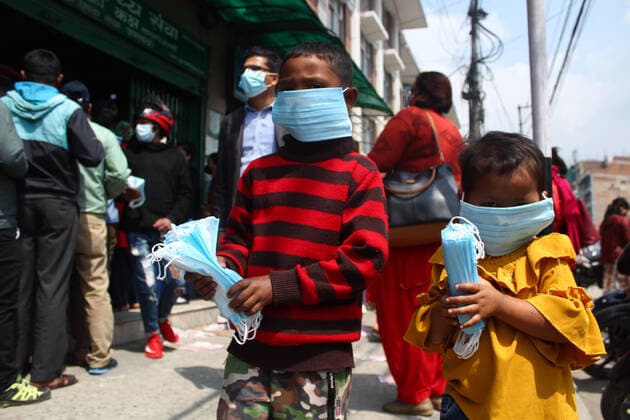 Coronavirus in Nepal, Impressionen aus Kathmandu