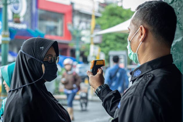 Coronavirus in Indonesien, Impressionen aus Yogyakarta