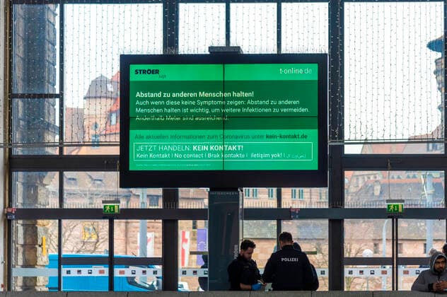 Coronavirus, Impressionen aus Nürnberg