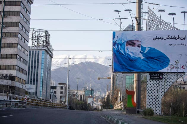 Coronavirus im Iran, Impressionen aus Teheran