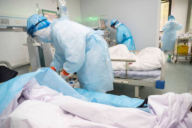 Coronavirus in China, Eindrücke aus einem Krankenhaus in Wuhan