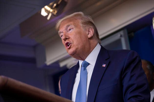 Coronavirus in den USA, Pressekonferenz mit Donald Trump und Anthony Fauci in Washington