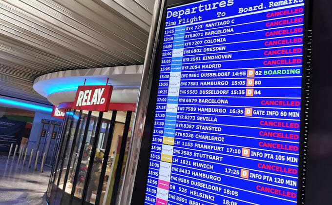 Coronavirus in Spanien, Flughafen Palma de Mallorca