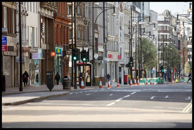 Coronavirus in Großbritannien, Eindrücke aus London