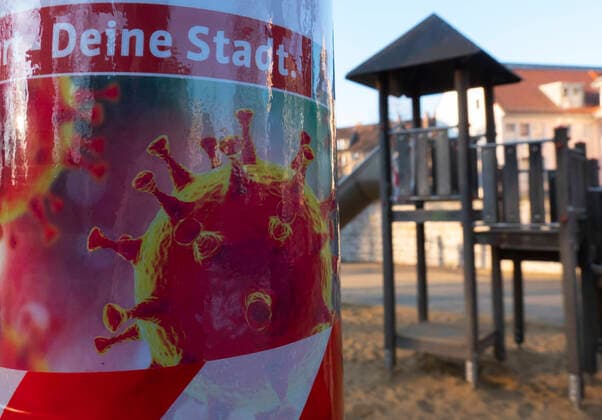 Coronavirus in Thüringen, Eindrücke aus Erfurt