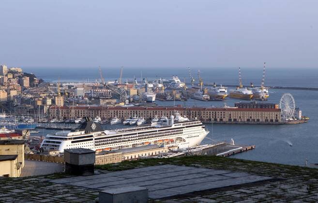 Coronavirus in Italien, Impressionen aus Genua