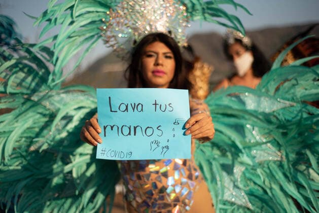Coronavirus in Mexiko, Aktion von Mitgliedern der LGBT-Gemeinde