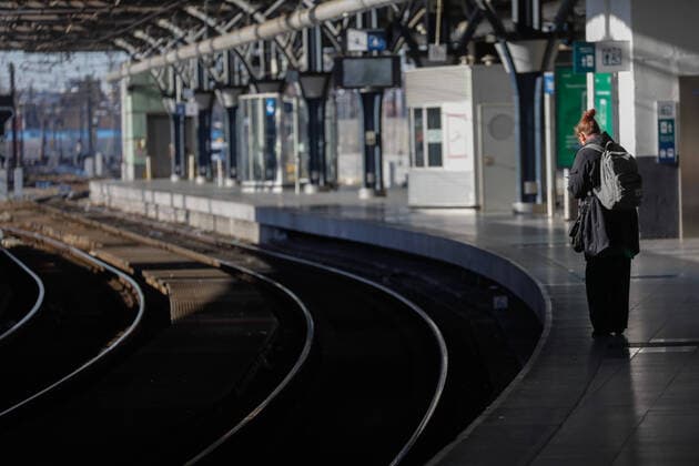 Coronavirus in Belgien, Eingeschränkter Bahnverkehr in Brüssel