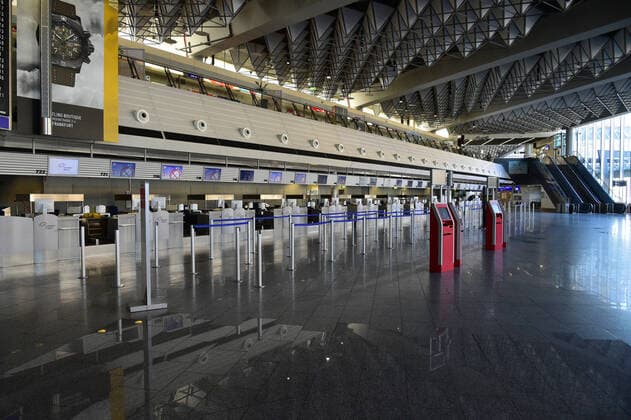 Coronavirus, Eingeschränkter Betrieb am Flughafen Frankfurt