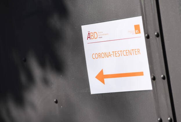 Coronavirus, Corona Testzentrum Darmstadt