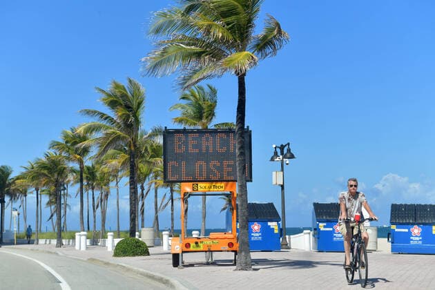 Coronavirus in den USA, Eindrücke aus Fort Lauderdale