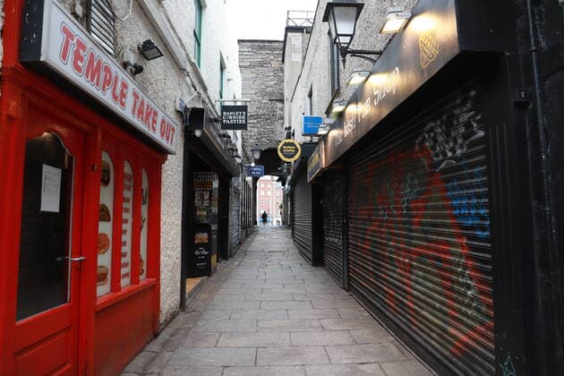 Coronavirus in Irland, Eindrücke aus Dublin