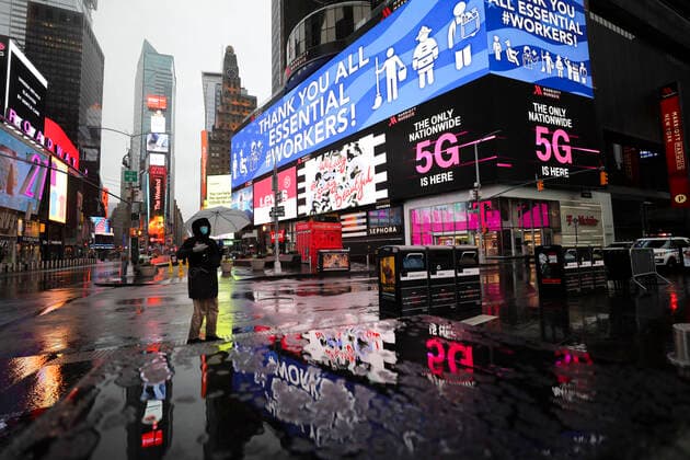 Coronavirus, New York City entwickelt sich zum Hochrisikogebiet