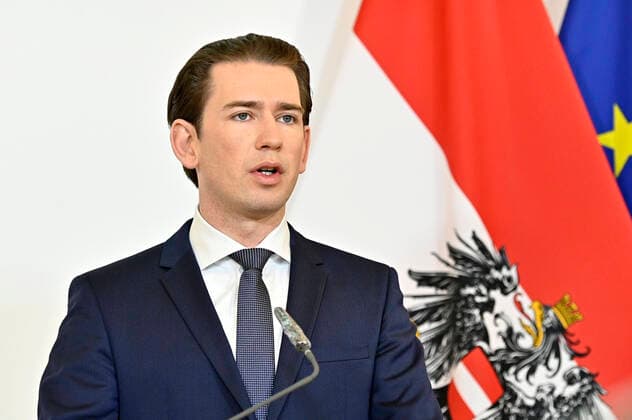 Coronavirus in Österreich, Pressekonferenz im Bundeskanzleramt in Wien