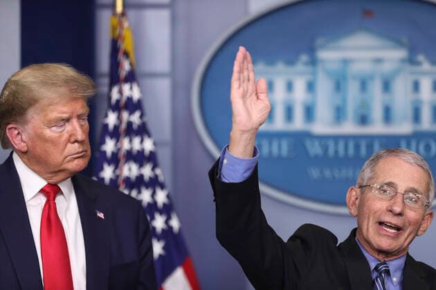 Coronavirus in den USA, Präsident Trump Pressekonferenz