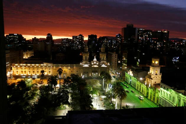Coronavirus in Chile, Impressionen aus Santiago
