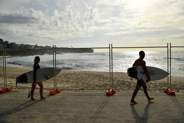 Coronavirus in Australien, Impressionen aus Sydney