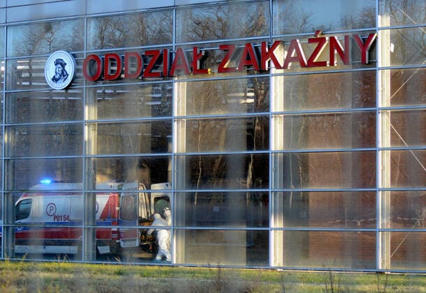 Coronavirus in Polen, Klinik in Poznan