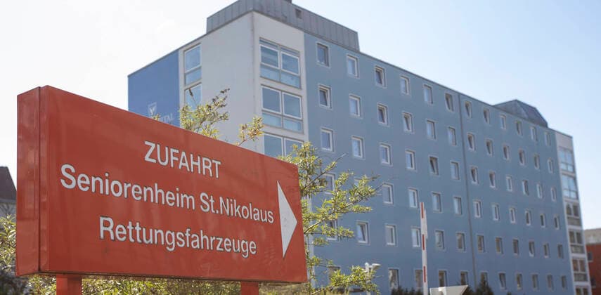 Coronavirus in Bayern, St. Nikolaus Seniorenheim in Würzburg