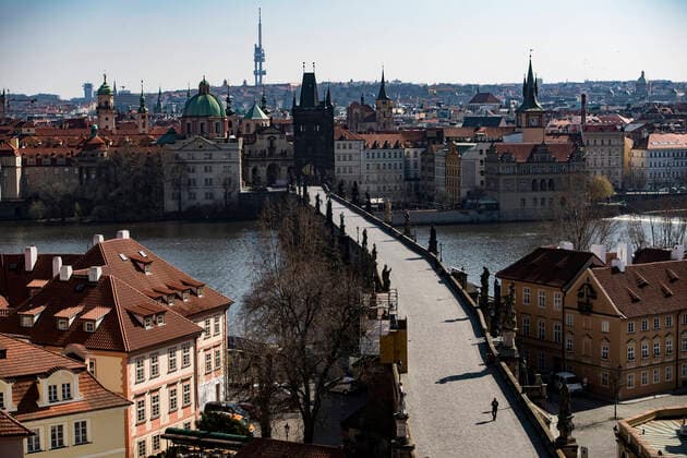 Coronavirus in Tschechien, Eindrücke aus Prag