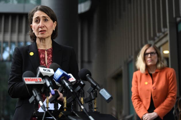 Coronavirus in Australien, New South Wales Pressekonferenz