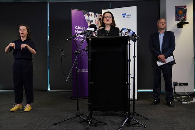Coronavirus in Australien, Victoria Pressekonferenz