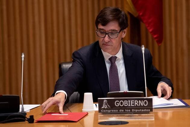 Madrid, Gesundheitsminister Illa äußert sich zur Ausbreitung des Coronavirus in Spanien