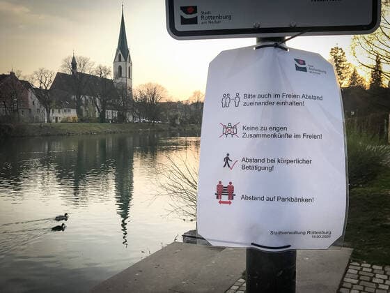 Coronavirus, Ausgangssperre in Rottenburg