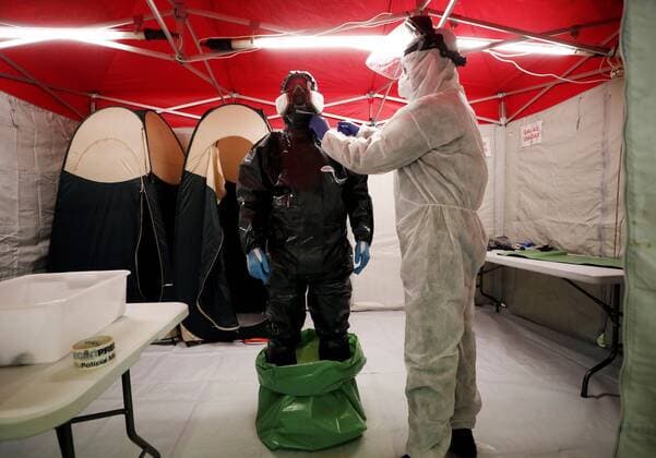 Coronavirus in Spanien, Impressionen aus Pamplona