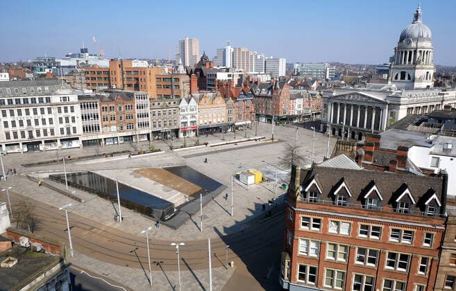 Coronavirus in Großbritannien, Ausgangssperre in Nottingham