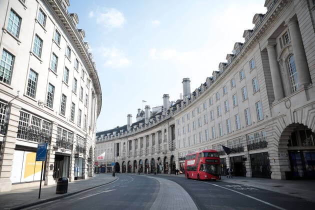 Coronavirus in Großbritannien, Eindrücke aus London