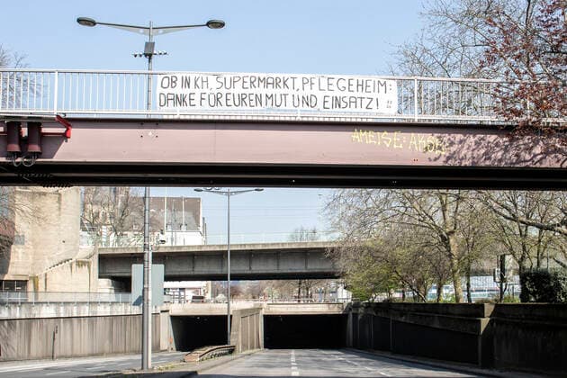 Coronavirus in NRW, Eindrücke aus Köln