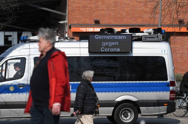 Coronavirus, Impressionen aus Berlin