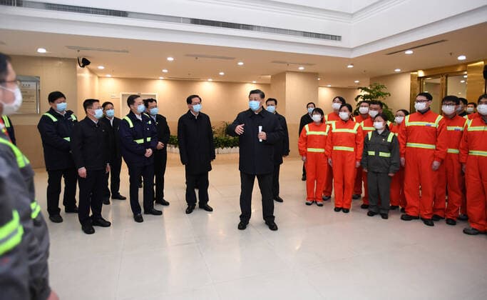 Coronavirus in China, Xi Jinping besucht Ningbo