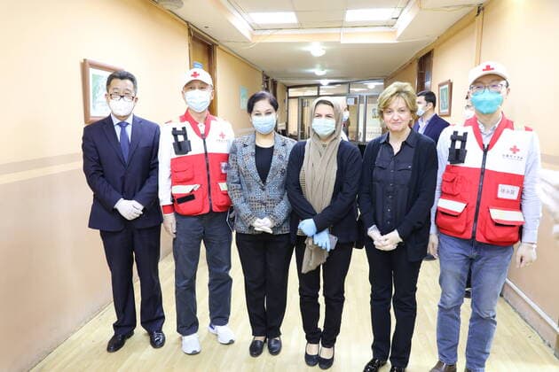 Coronavirus im Irak, Chinesische Experten unterstützen die lokalen Behörden in Erbil