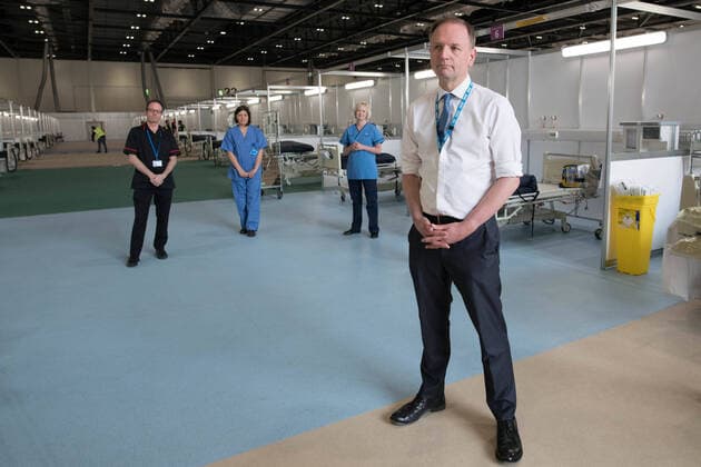 Coronavirus in Großbritannien, ExCel Centre wird zum Krankenhaus umfunktioniert