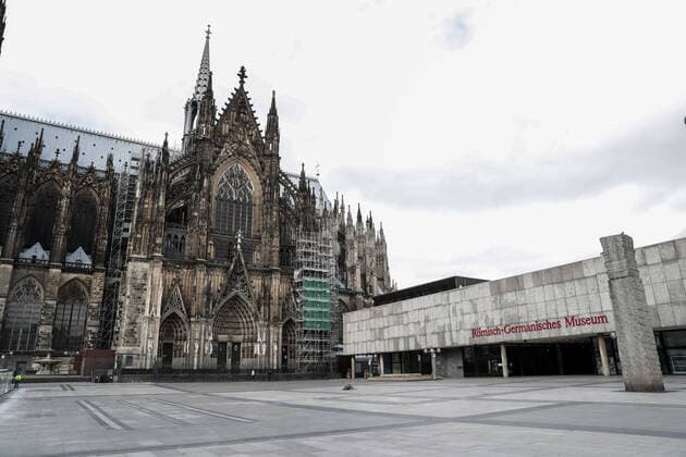 Coronavirus, Eindrücke von den Ausgangsbeschränkungen in Köln
