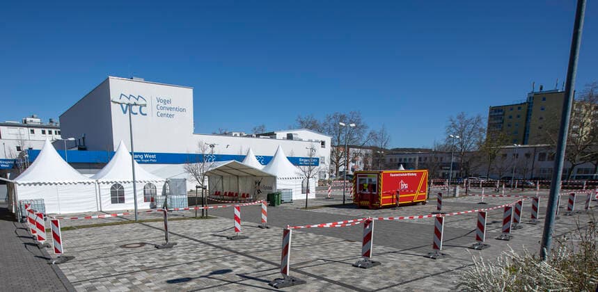 Coronavirus, Test-Drive-In in Würzburg wird ausgebaut
