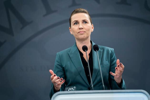 Coronavirus in Dänemark, Mette Frederiksen Pressekonferenz