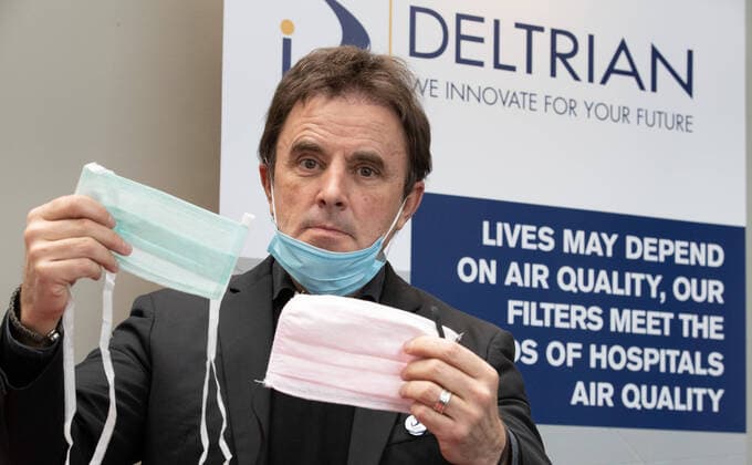 Coronavirus in Belgien, Deltrian International produziert Schutzmasken