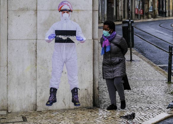 Coronavirus in Portugal, Eindrücke aus Lissabon