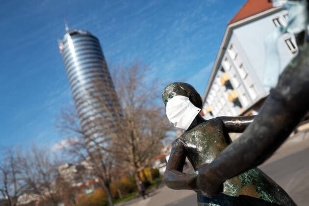 Coronavirus, Maskenpflicht in Jena