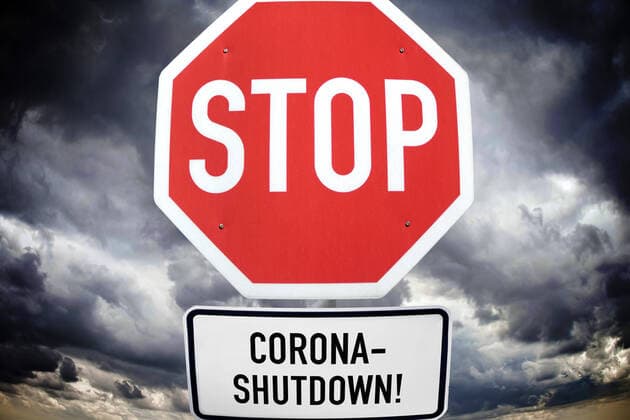 Coronavirus, Symbolfotos Shutdown