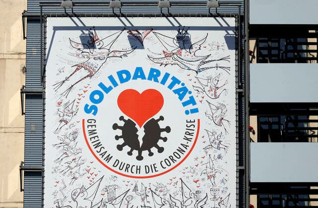 Coronavirus in Chemnitz, Kunstprojekt in der Bahnhofstraße