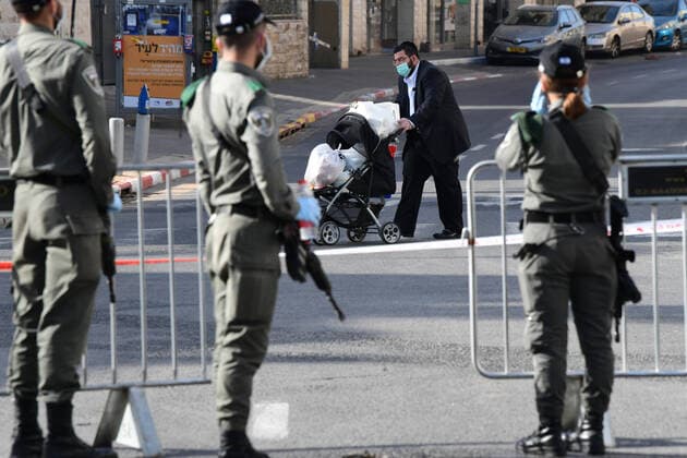 Coronavirus in Israel, Abriegelung der Stadt Bnei Brak
