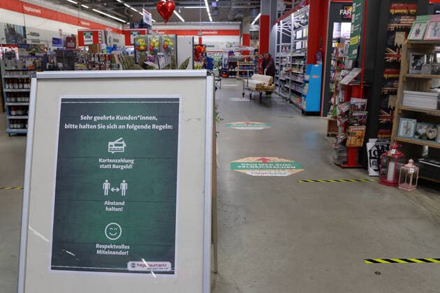 Coronavirus, Vorbereitung auf Wiedereröffnung der Baumärkte in Hannover