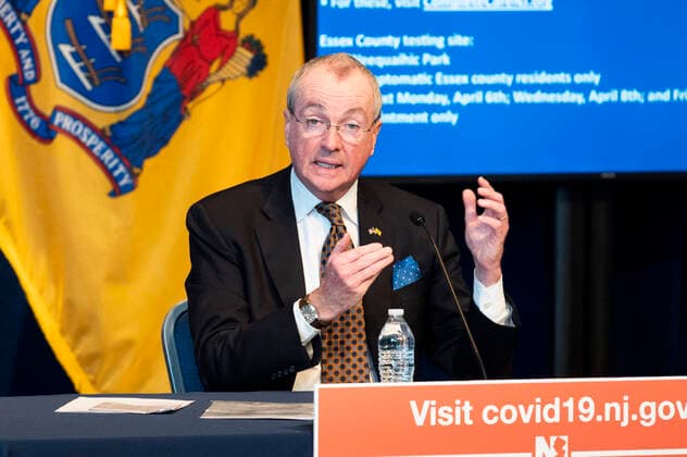 Coronavirus in den USA, Pressekonferenz mit New Jersey Gouverneur Murphy